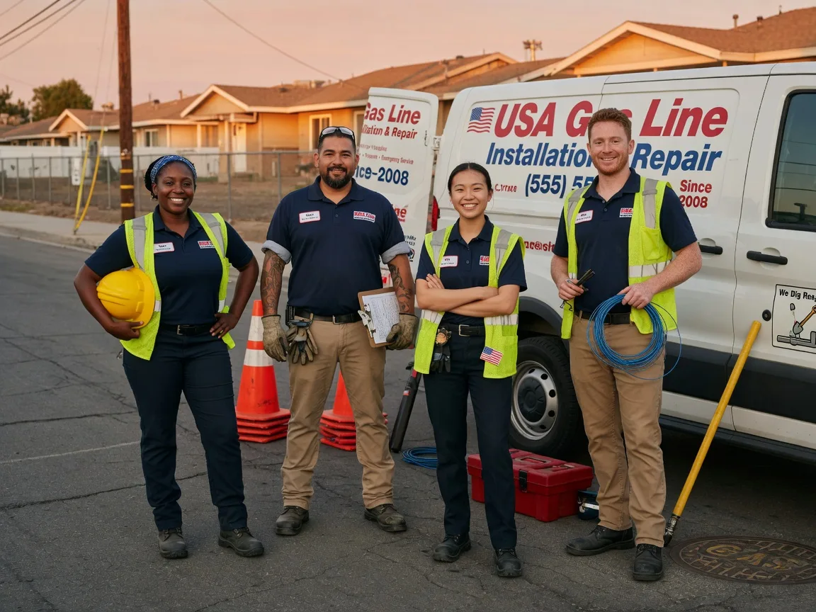 Gas Line Installation company in Poland, ME
